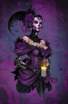 Lady Mechanika Purple Dama Print