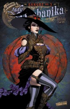 Lady Mechanika: Sangre #3 NYCC Metal Cover