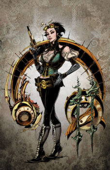 Lady Mechanika Monster 1A Print