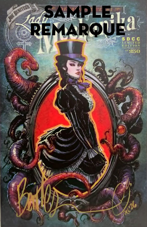 Lady Mechanika: Demonseed #1 SDCC Advance Preview - Remarque - Blue Lady Mechanika: Demonseed #1 SDCC Advance Preview - Image 4